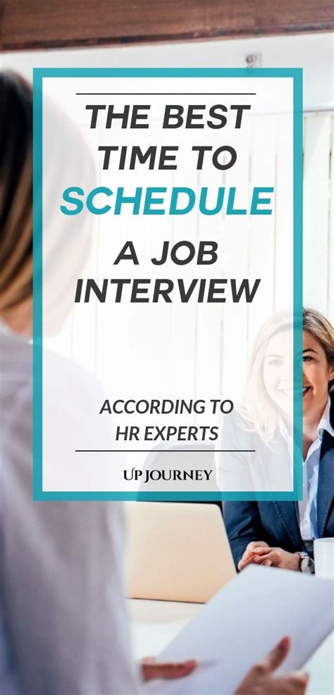best time for interview slot|The Best Time to Schedule a Job Interview (Experts .